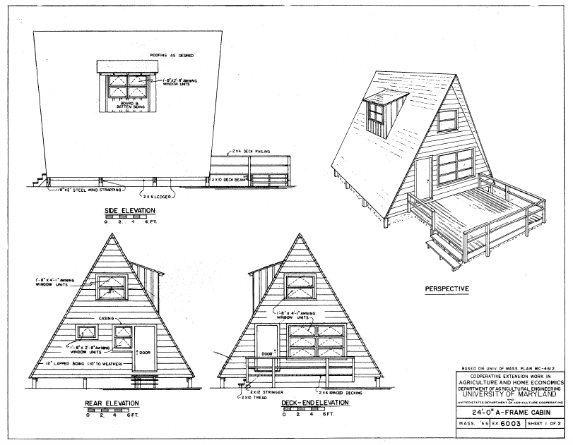 Lovely 33 A Frame House Plans Free